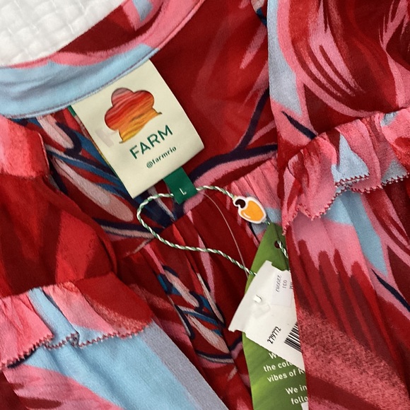 FARM Rio Azalea Maxi Dress NWT Size Large - Picture 8 of 15